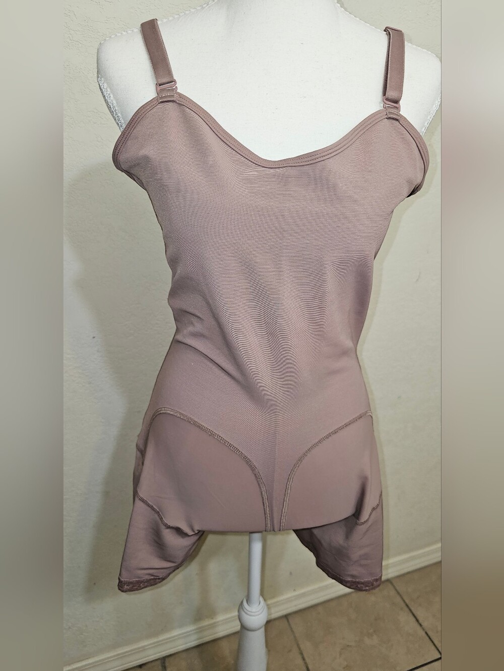 SHAPERS Mauve Shapewear Faja Bodysuit